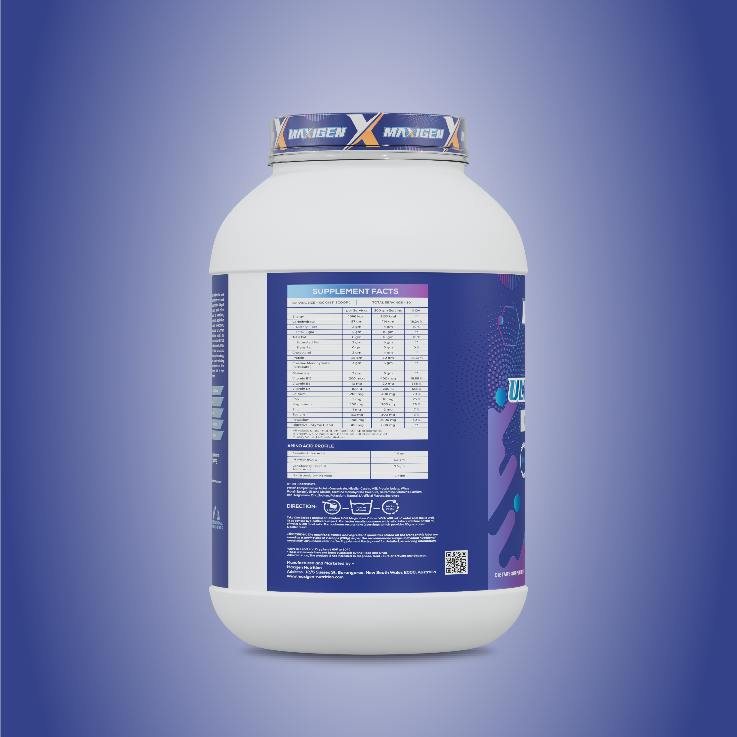 Ultraton HGH (Mega Mass Gainer) - Image 3